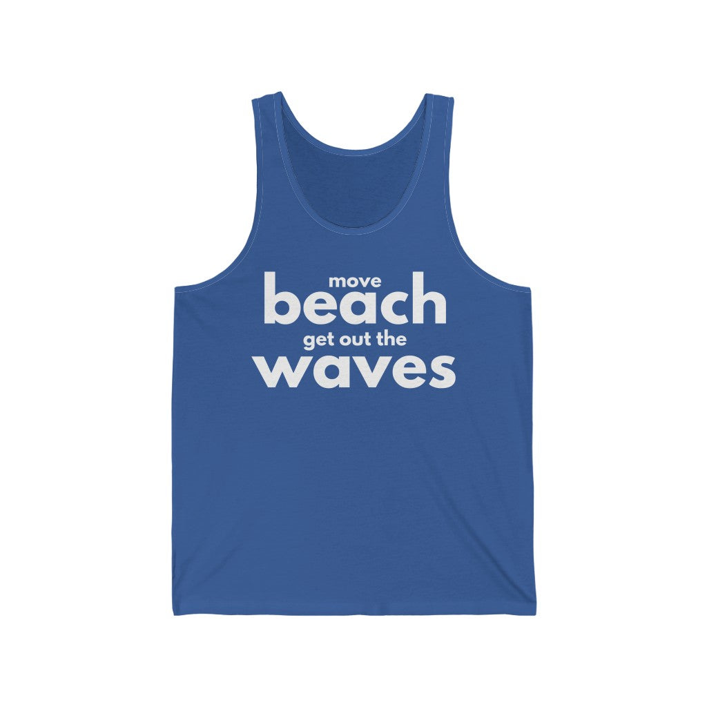 Move Beach Unisex Tank Top-East Coast AF Apparel