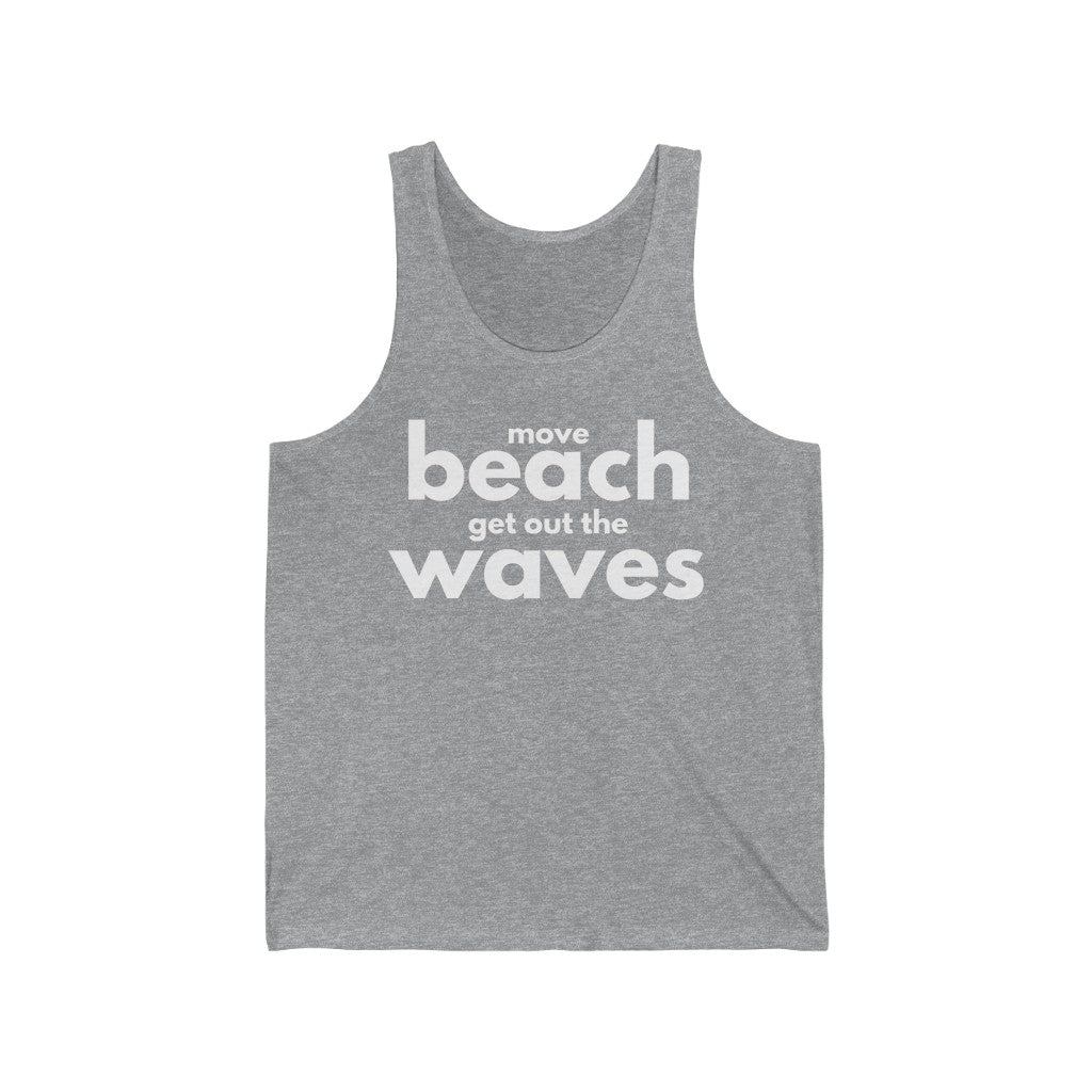 Move Beach Unisex Tank Top-East Coast AF Apparel