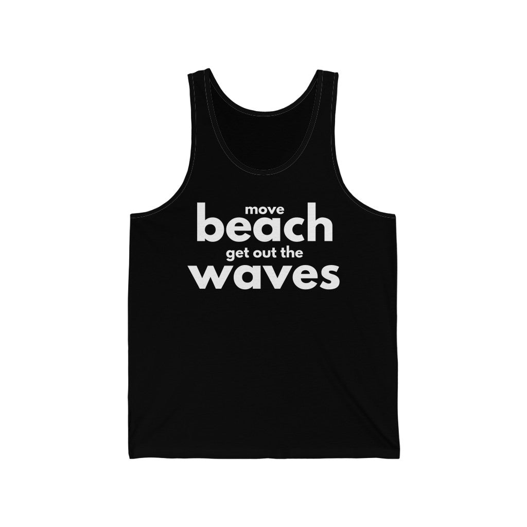 Move Beach Unisex Tank Top-East Coast AF Apparel