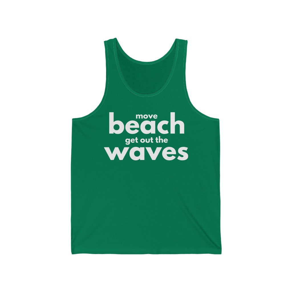 Move Beach Unisex Tank Top-East Coast AF Apparel
