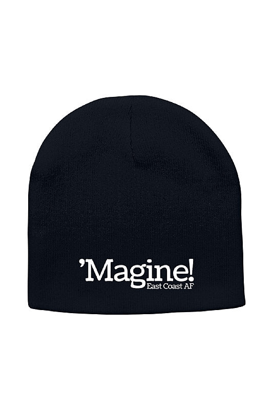 'Magine! Knit Beanie in Color: Navy - East Coast AF Apparel