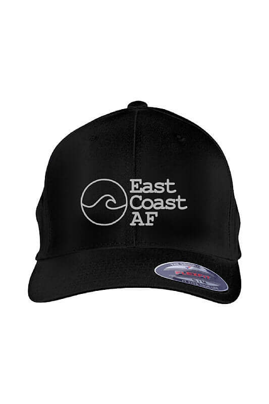 East Coast AF Logo Flexfit Cap (Gray)-East Coast AF Apparel