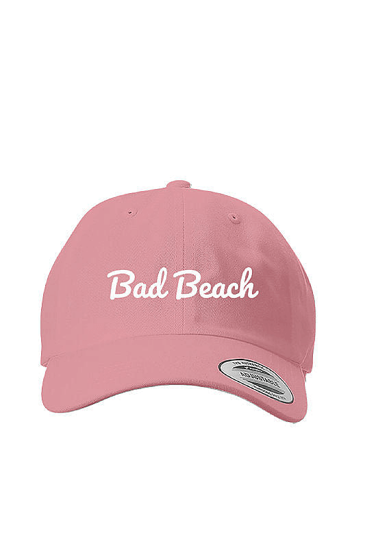 Bad Beach Classic Dad Cap in Color: Pink - East Coast AF Apparel