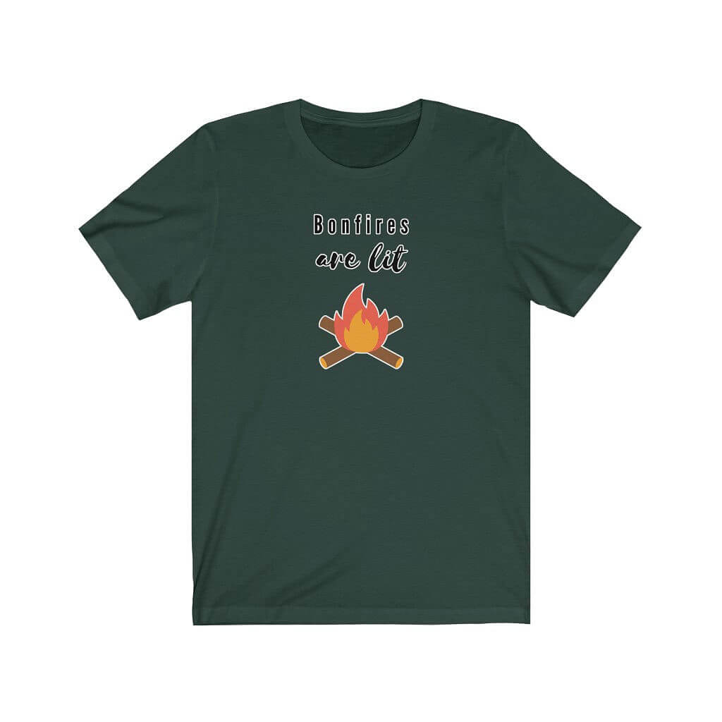 Bonfires Are Lit Unisex T-shirt-East Coast AF Apparel
