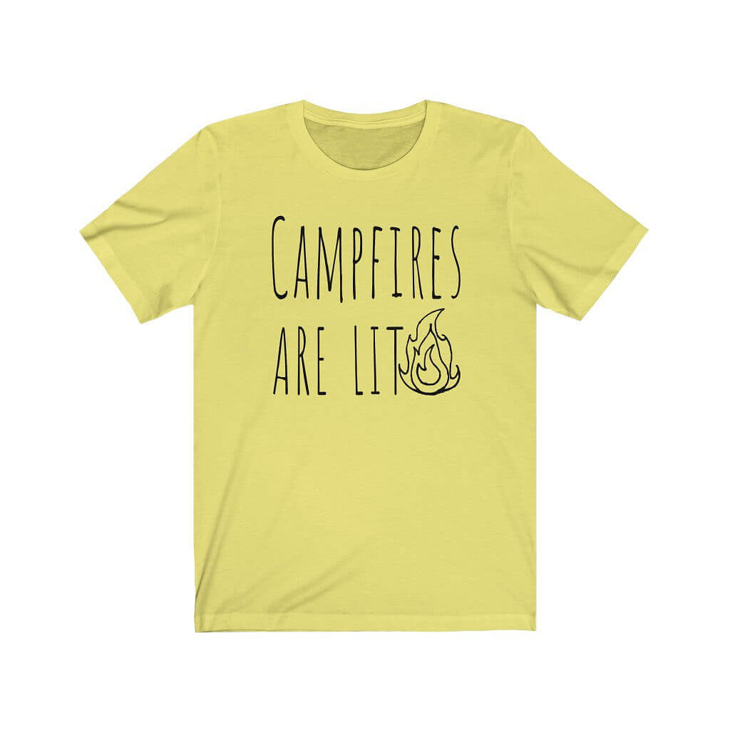 Campfires Are Lit Unisex T-Shirt-East Coast AF Apparel