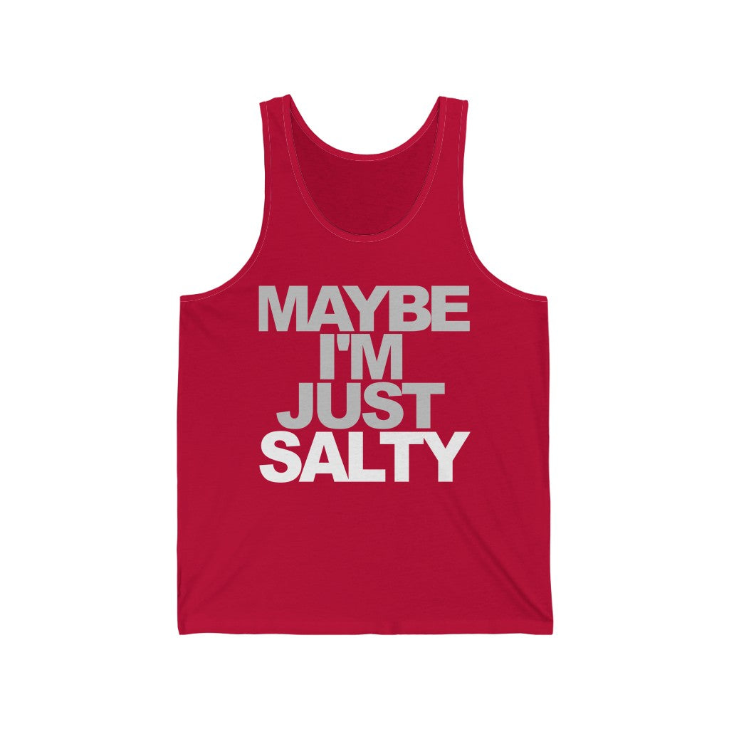 Maybe I'm Just Salty Unisex Tank Top-East Coast AF Apparel