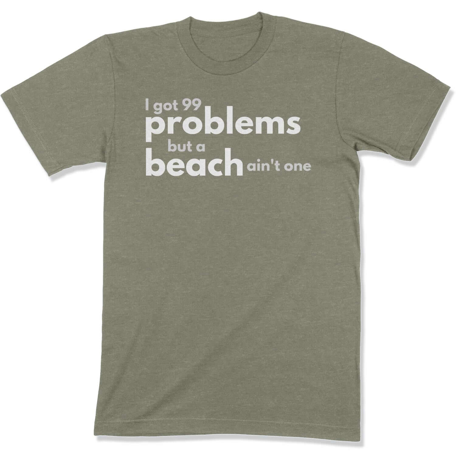 99 Problems Unisex T-Shirt in Color: Black, Burnt Orange, Dark Grey Heather, Deep Teal, Heather Black, Heather Columbia Blue, Heather Mauve, Heather Navy, Heather Red, Kelly, Maroon, Navy, Olive, Royal, Purple - East Coast AF Apparel