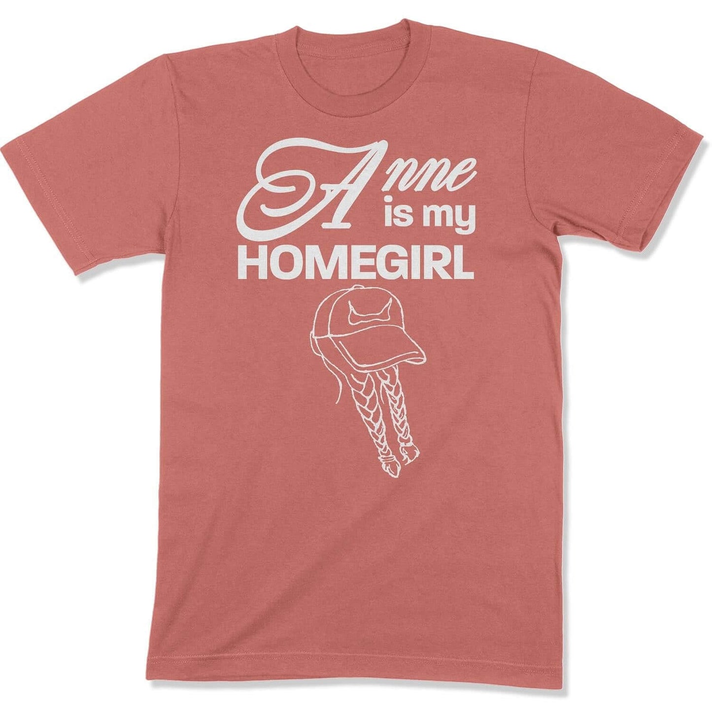 Anne is My Homegirl Reverse Design Unisex T-shirt in Color: Mauve - East Coast AF Apparel