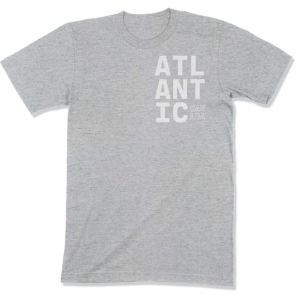 Atlantic Canada Unisex T-Shirt in Color: Athletic Heather w/ White Text - East Coast AF Apparel