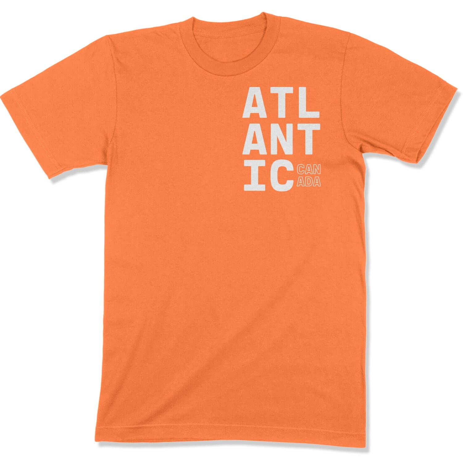 Atlantic Canada Unisex T-Shirt in Color: Burnt Orange - East Coast AF Apparel