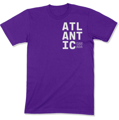 Atlantic Canada Unisex T-Shirt in Color: Purple - East Coast AF Apparel