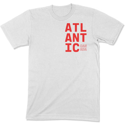 Atlantic Canada Unisex T-Shirt in Color: White - East Coast AF Apparel