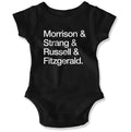 Atlantic COVID-19 Heroes Baby Onesie in Color: Black - East Coast AF Apparel