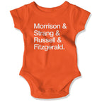 Atlantic COVID-19 Heroes Baby Onesie in Color: Orange - East Coast AF Apparel
