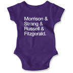 Atlantic COVID-19 Heroes Baby Onesie in Color: Purple - East Coast AF Apparel