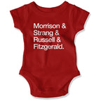 Atlantic COVID-19 Heroes Baby Onesie in Color: Red - East Coast AF Apparel