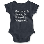 Atlantic COVID-19 Heroes Baby Onesie in Color: Vintage Navy - East Coast AF Apparel
