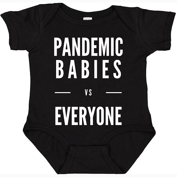 Pandemic Babies vs Everyone Baby Onesie-East Coast AF Apparel
