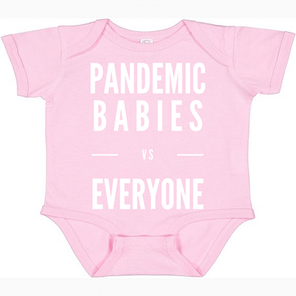 Pandemic Babies vs Everyone Baby Onesie-East Coast AF Apparel