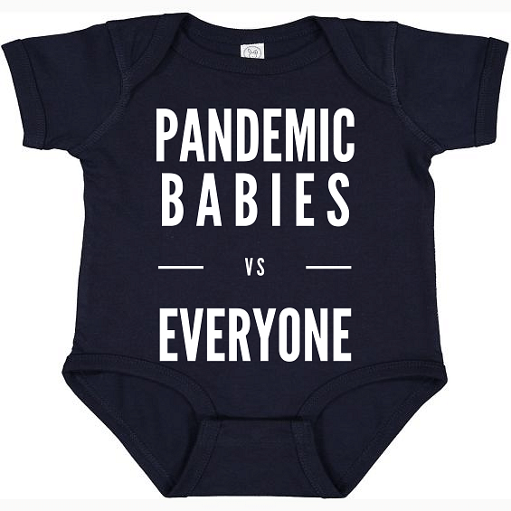 Pandemic Babies vs Everyone Baby Onesie-East Coast AF Apparel