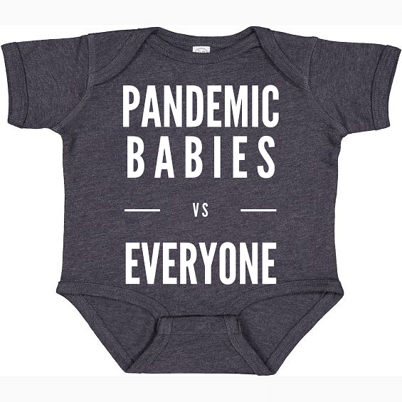 Pandemic Babies vs Everyone Baby Onesie-East Coast AF Apparel