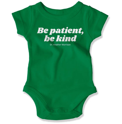 Be Patient, Be Kind Baby Onesie-East Coast AF Apparel