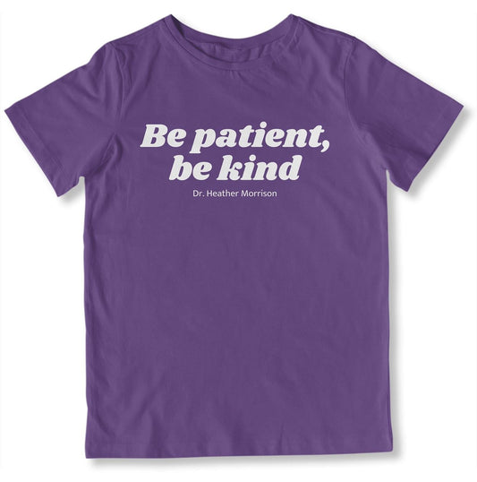 Be Patient, Be Kind Youth T-Shirt-East Coast AF Apparel