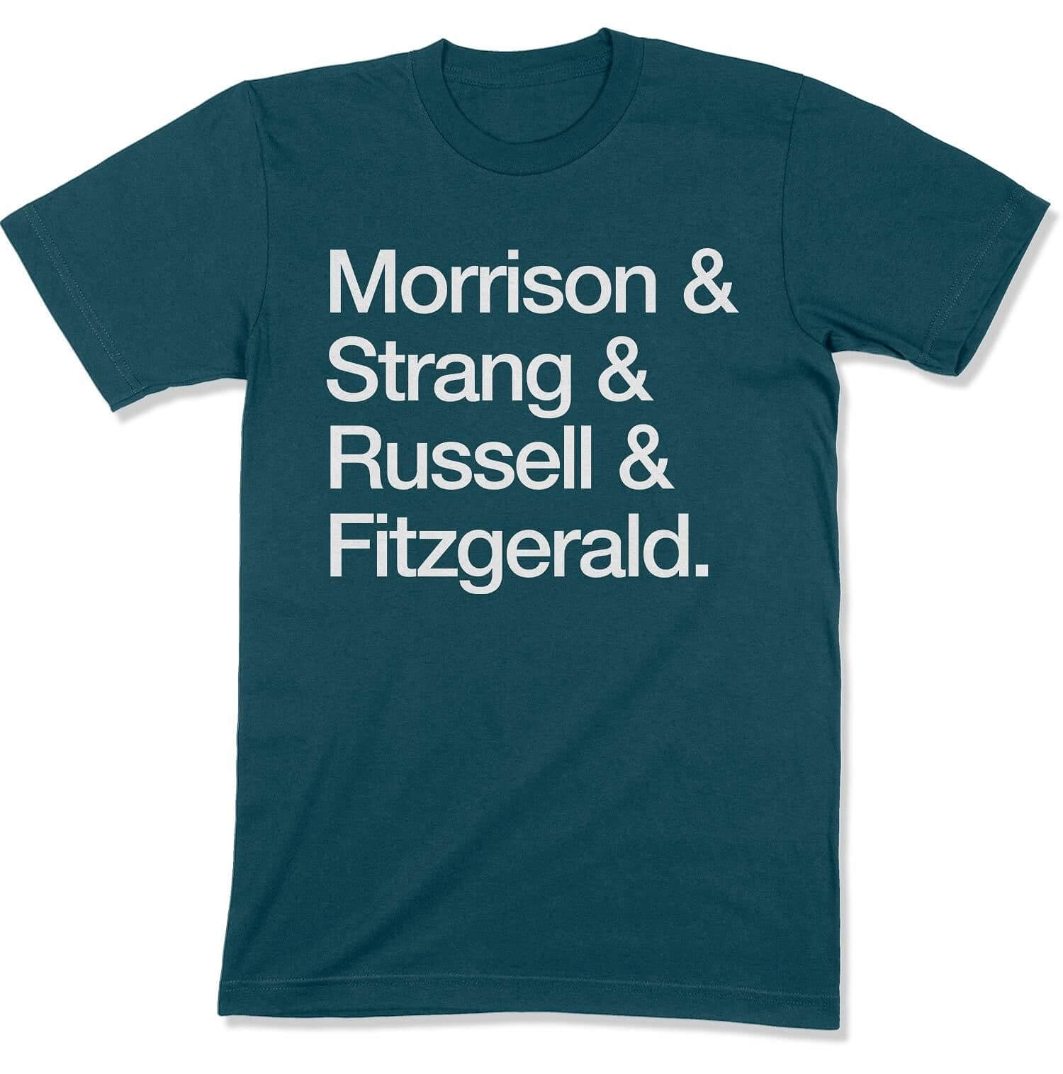 Atlantic COVID Heroes Unisex T-Shirt in Color: Deep Teal - East Coast AF Apparel