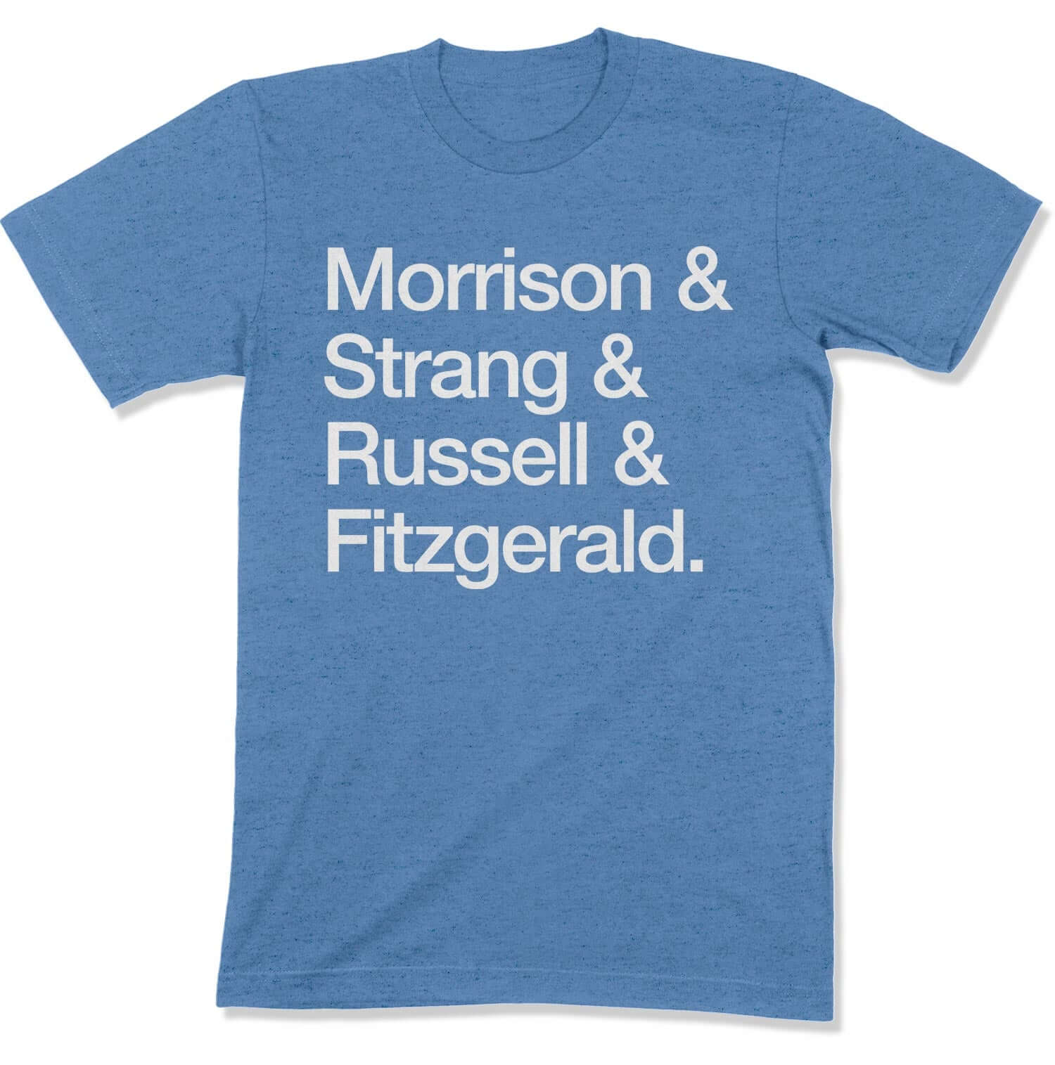 Atlantic COVID Heroes Unisex T-Shirt in Color: Heather Columbia Blue - East Coast AF Apparel