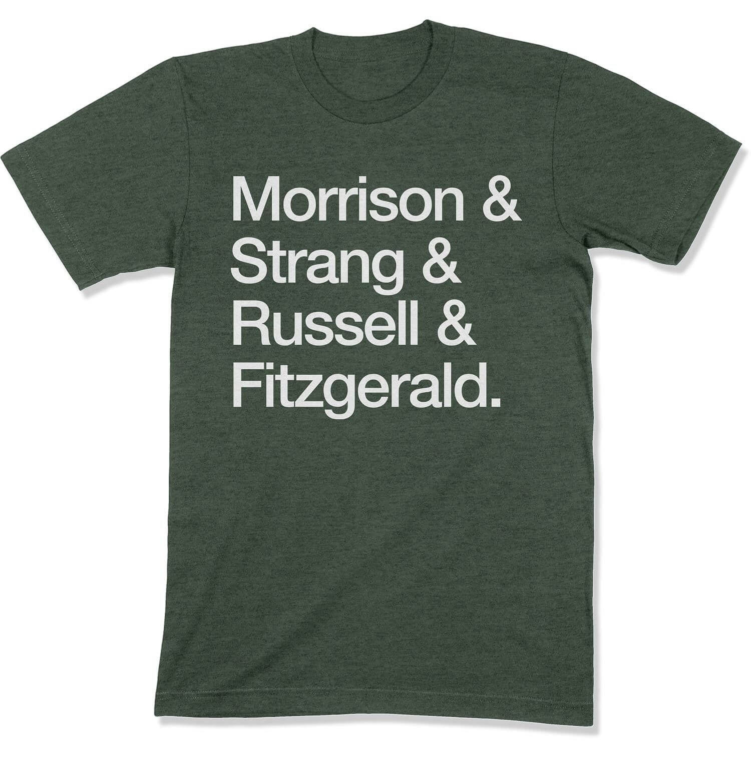 Atlantic COVID Heroes Unisex T-Shirt in Color: Heather Forest - East Coast AF Apparel
