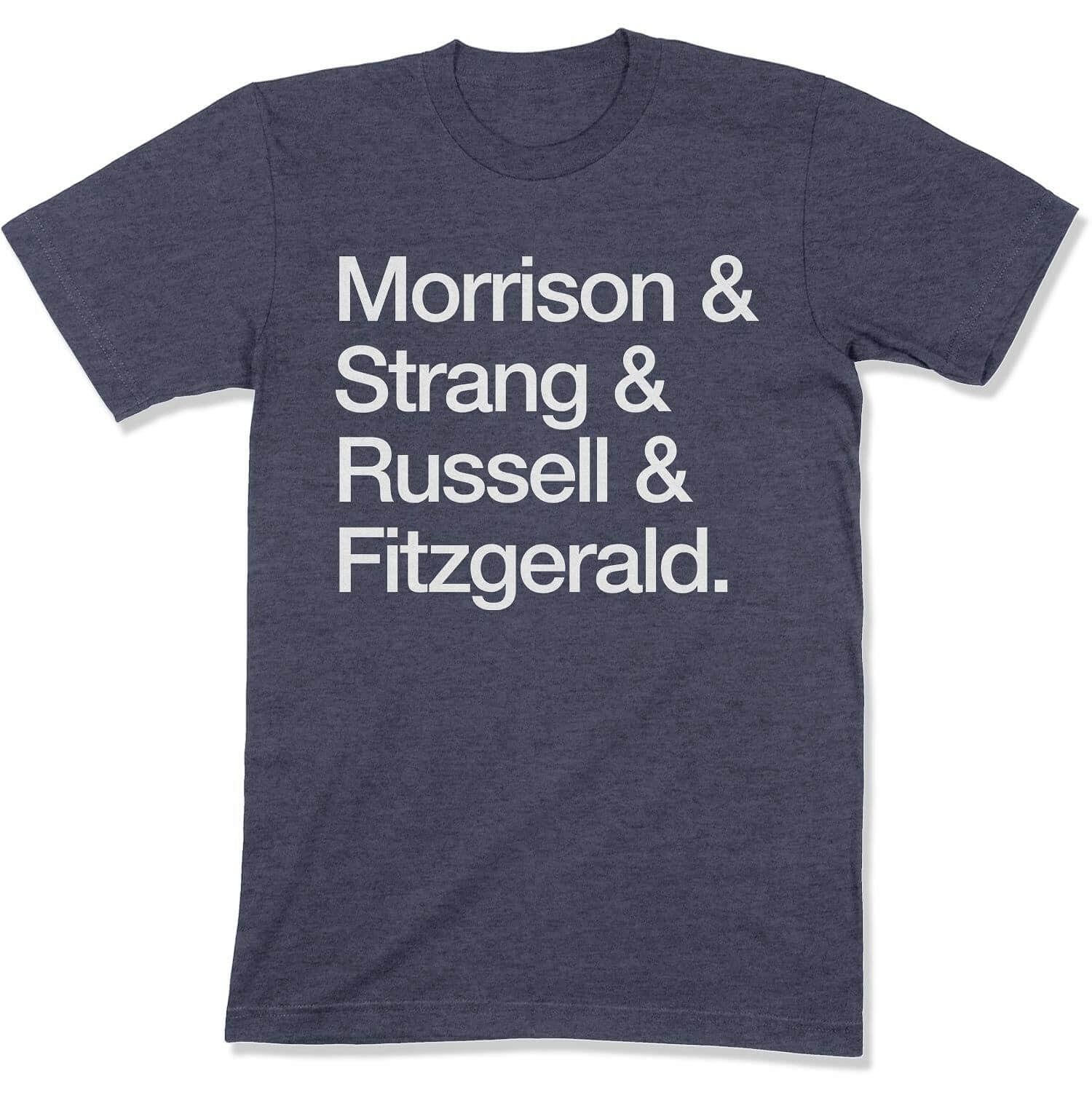 Atlantic COVID Heroes Unisex T-Shirt in Color: Heather Navy - East Coast AF Apparel