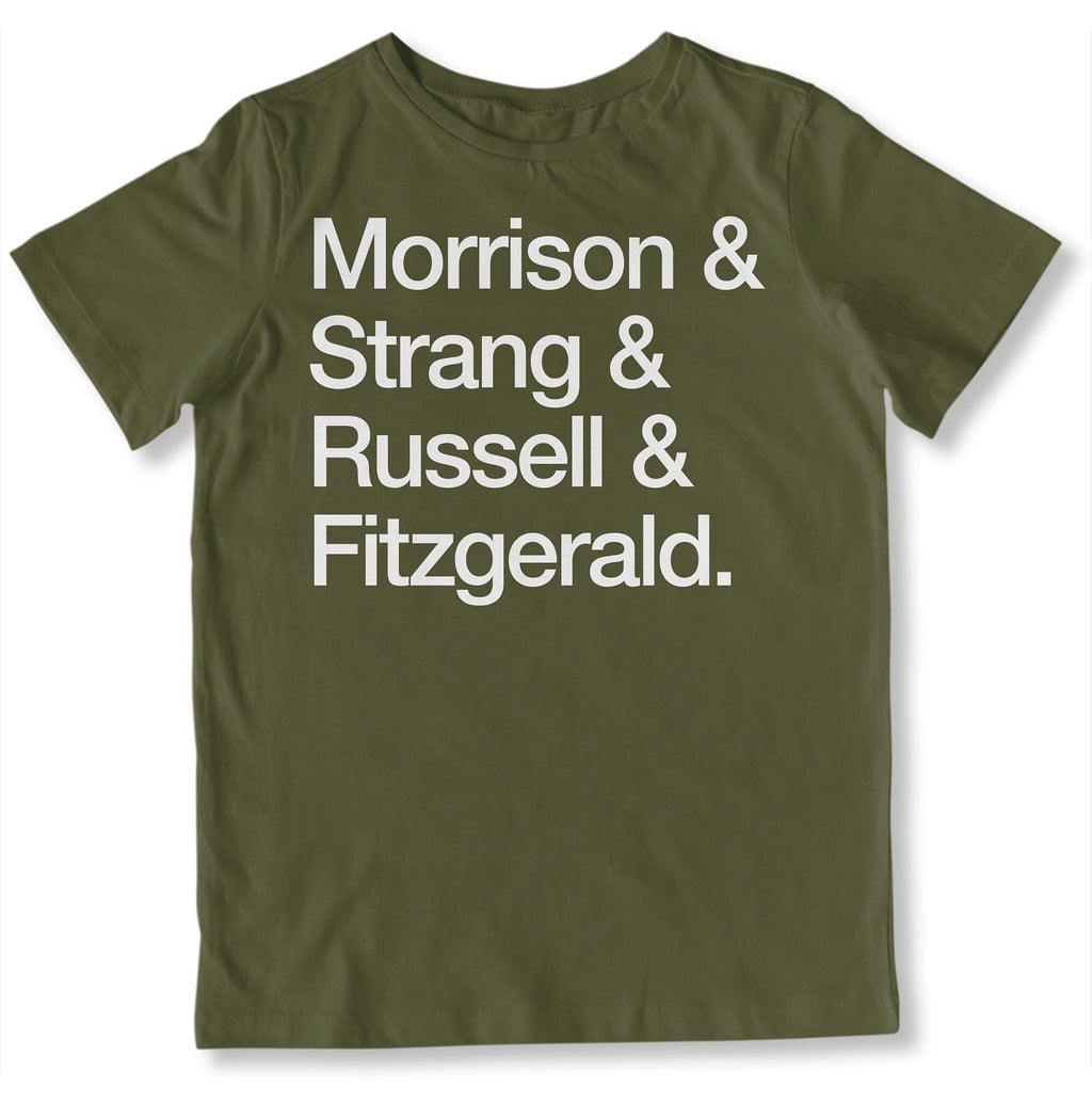 Atlantic COVID-19 Heroes Youth T-Shirt in Color: Military - East Coast AF Apparel