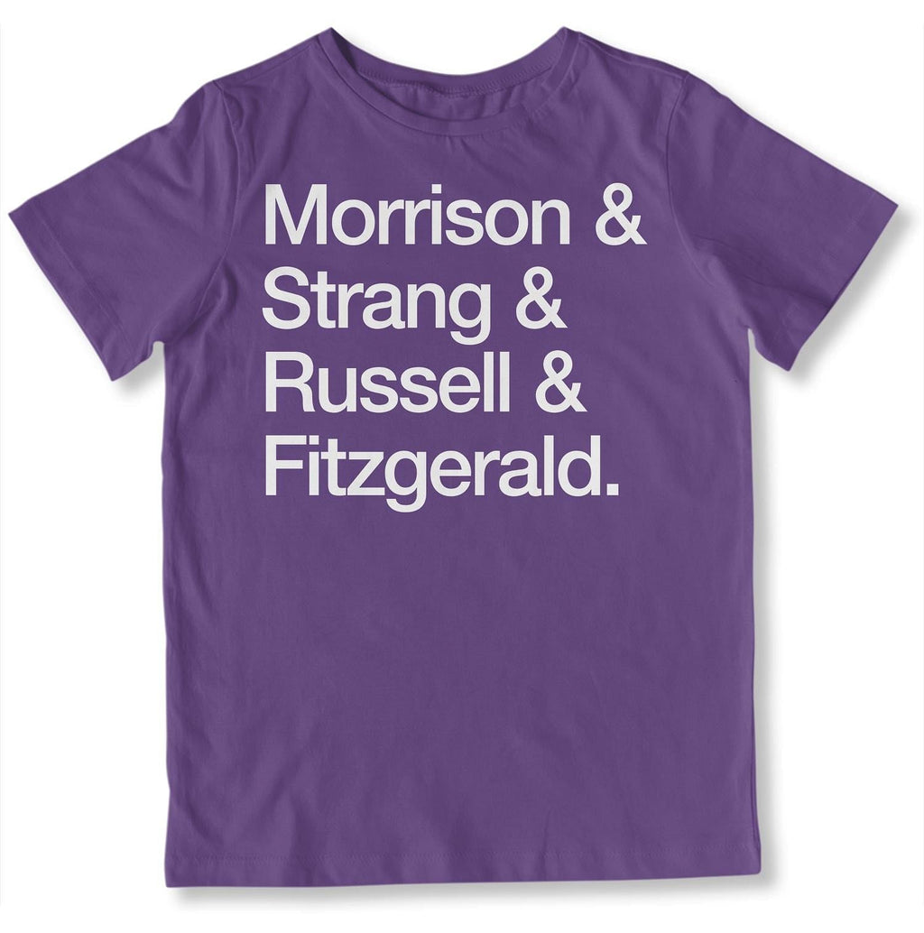 Atlantic COVID-19 Heroes Youth T-Shirt in Color: Purple - East Coast AF Apparel