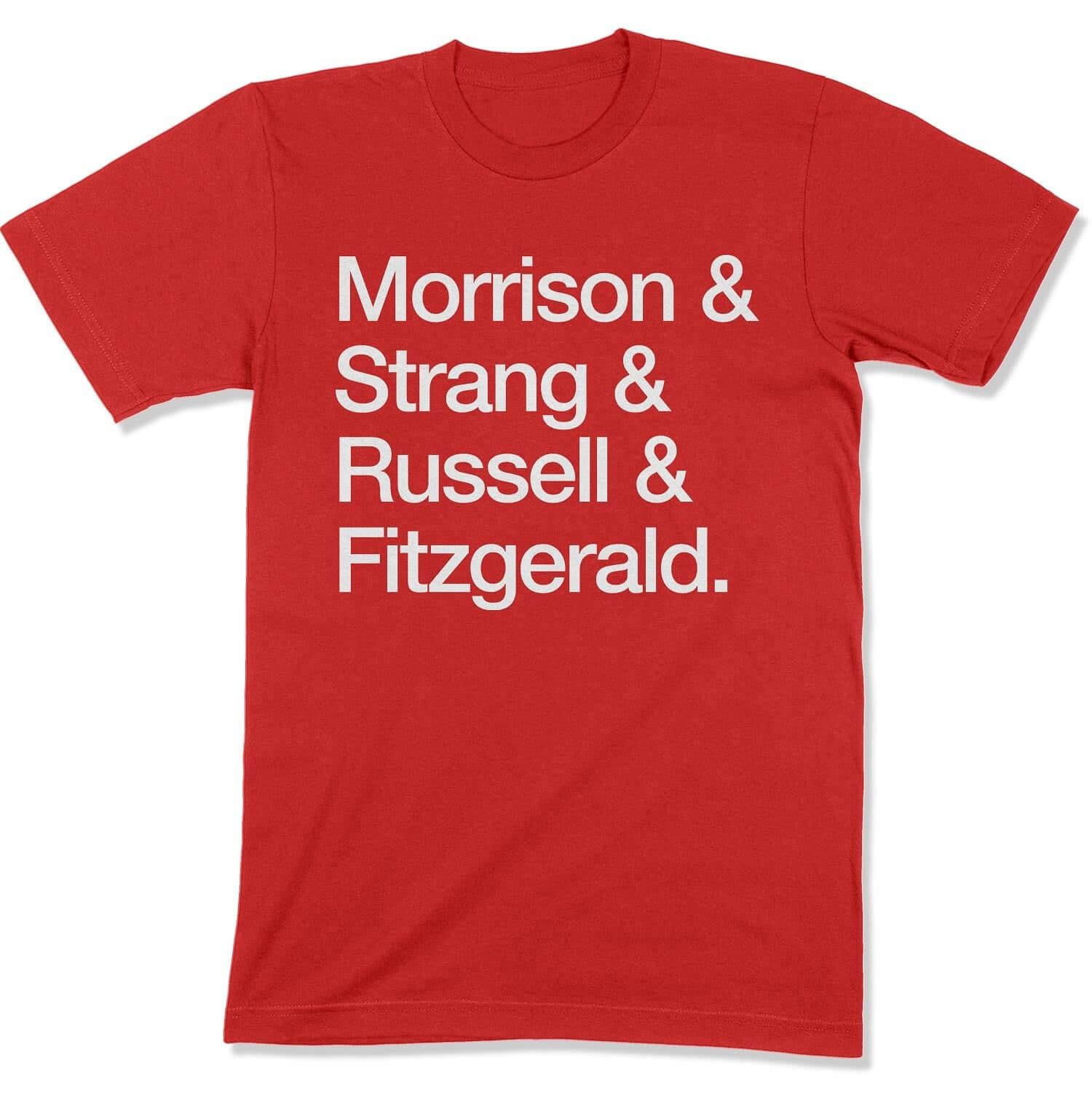 Atlantic COVID Heroes Unisex T-Shirt in Color: Red - East Coast AF Apparel