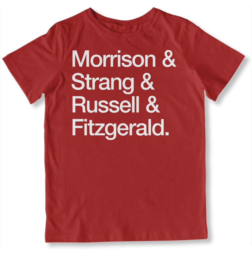 Atlantic COVID-19 Heroes Youth T-Shirt in Color: Red - East Coast AF Apparel