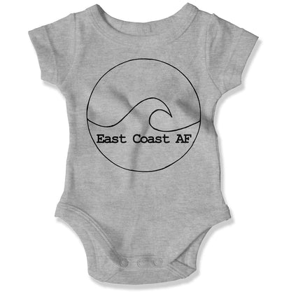 East Coast AF Logo Baby Onesie-East Coast AF Apparel
