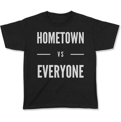 Customizable Hometown vs Everyone Youth T-Shirt-East Coast AF Apparel