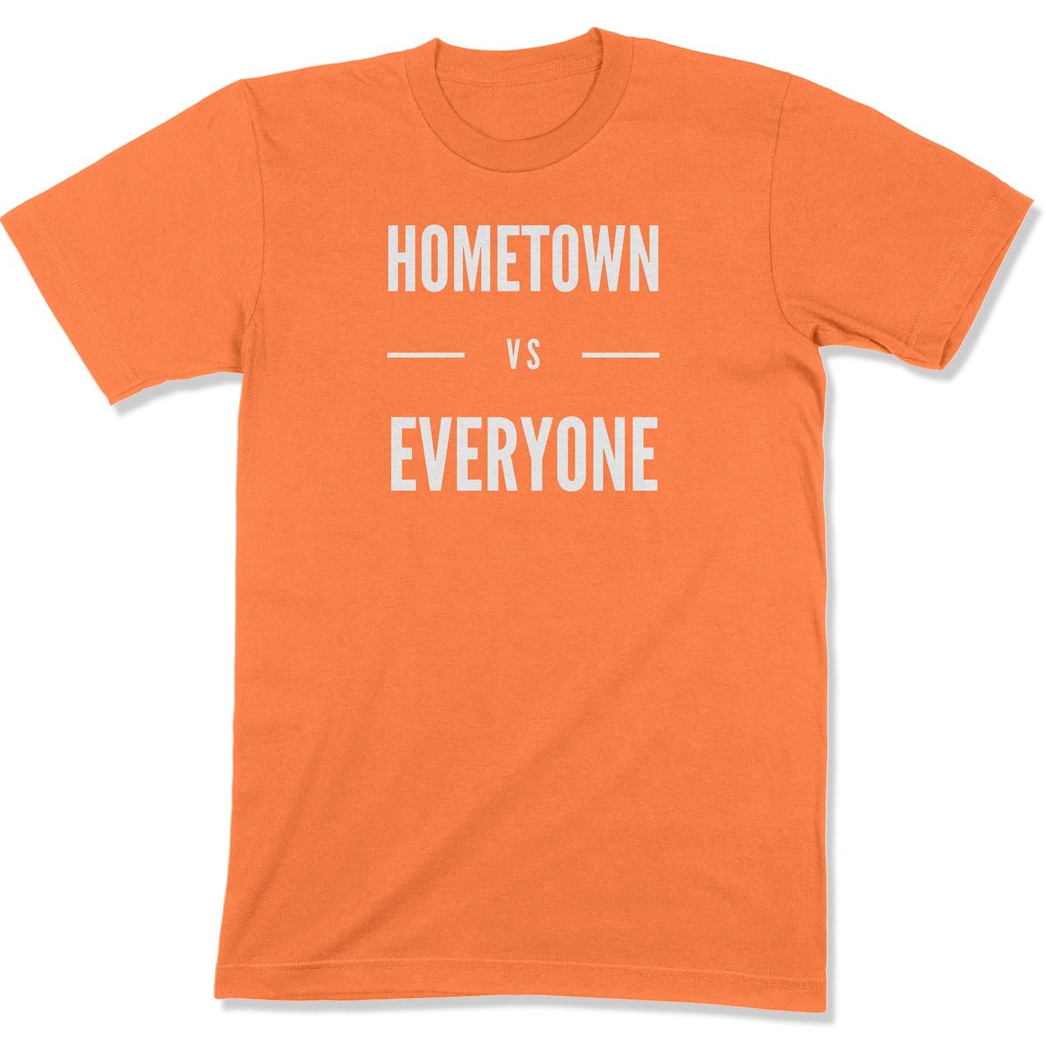 Customizable Hometown vs Everyone Unisex T-Shirt-East Coast AF Apparel