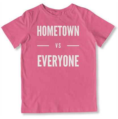 Customizable Hometown vs Everyone Toddler T-Shirt-East Coast AF Apparel