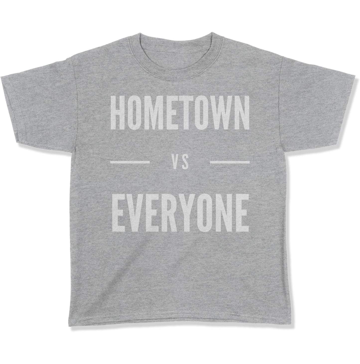 Customizable Hometown vs Everyone Youth T-Shirt-East Coast AF Apparel