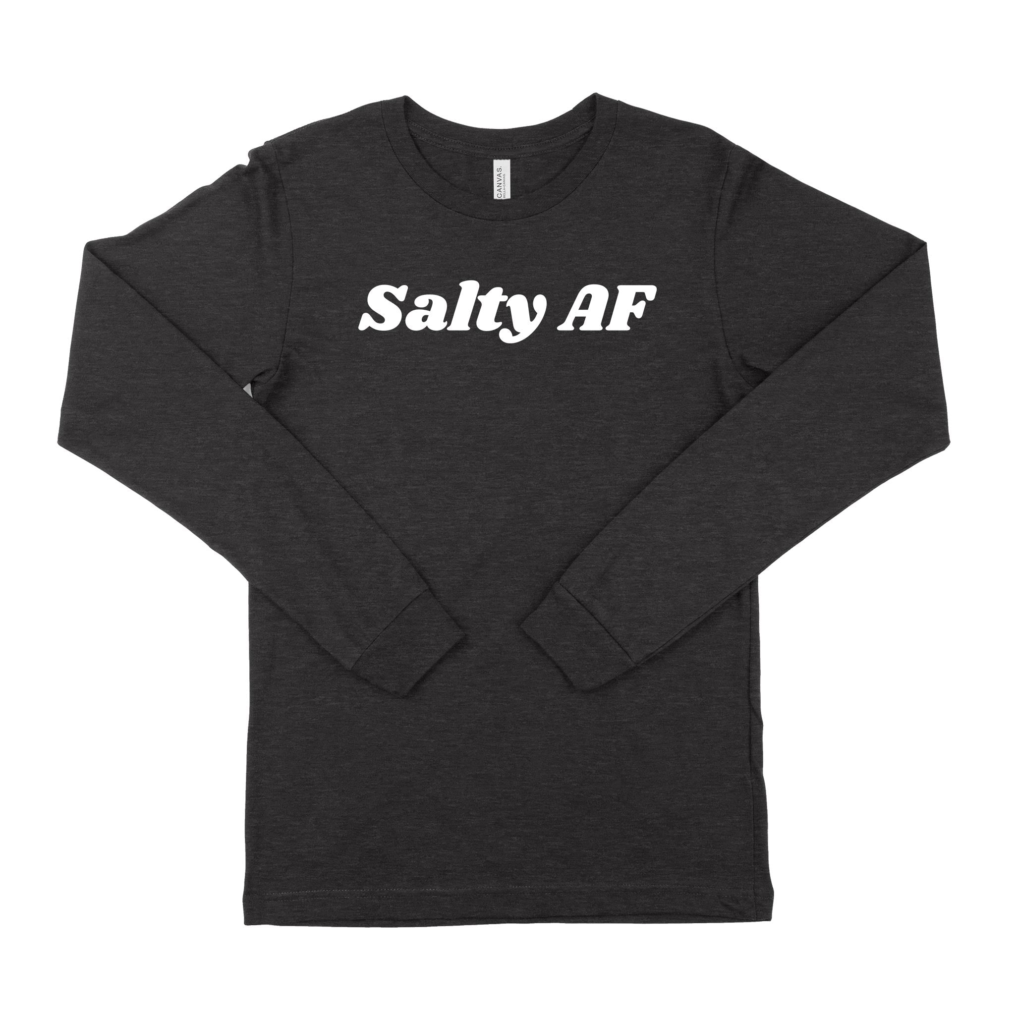 Salty AF Unisex Long Sleeve T-Shirt-East Coast AF Apparel
