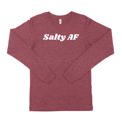 Salty AF Unisex Long Sleeve T-Shirt-East Coast AF Apparel