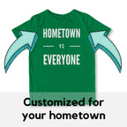 Customizable Hometown vs Everyone Toddler T-Shirt-East Coast AF Apparel