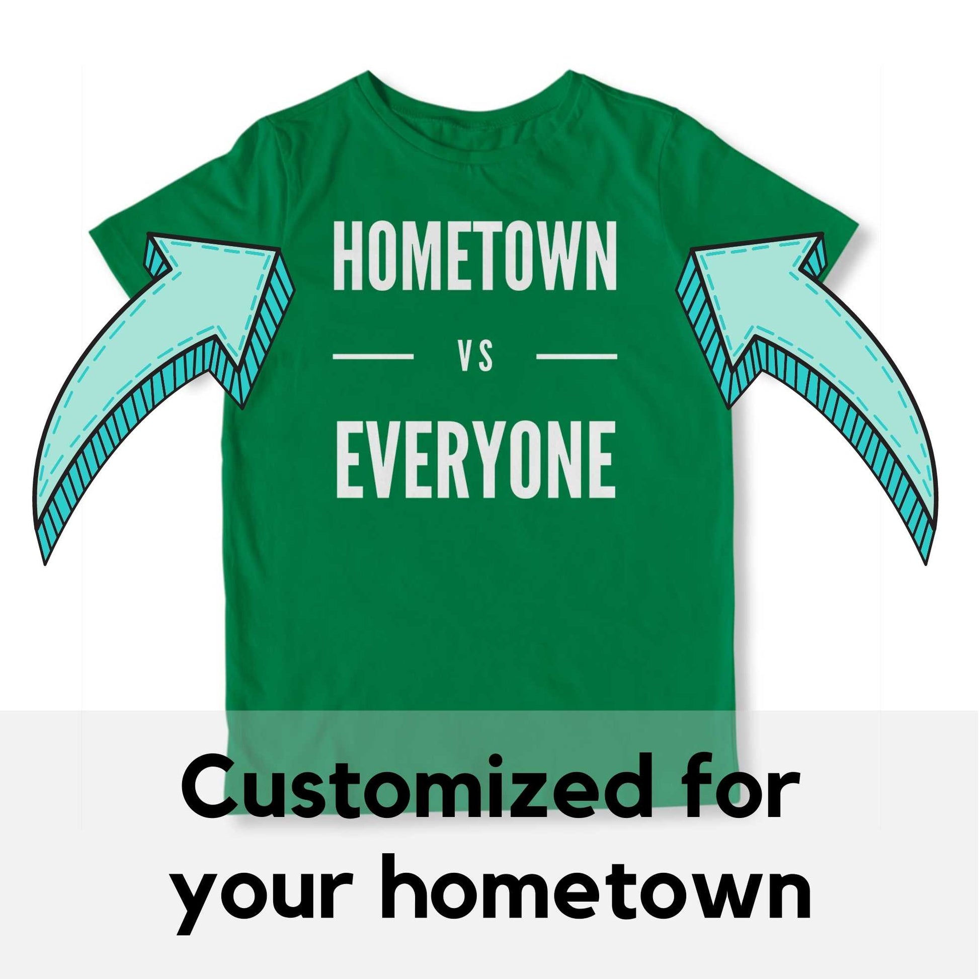 Customizable Hometown vs Everyone Toddler T-Shirt