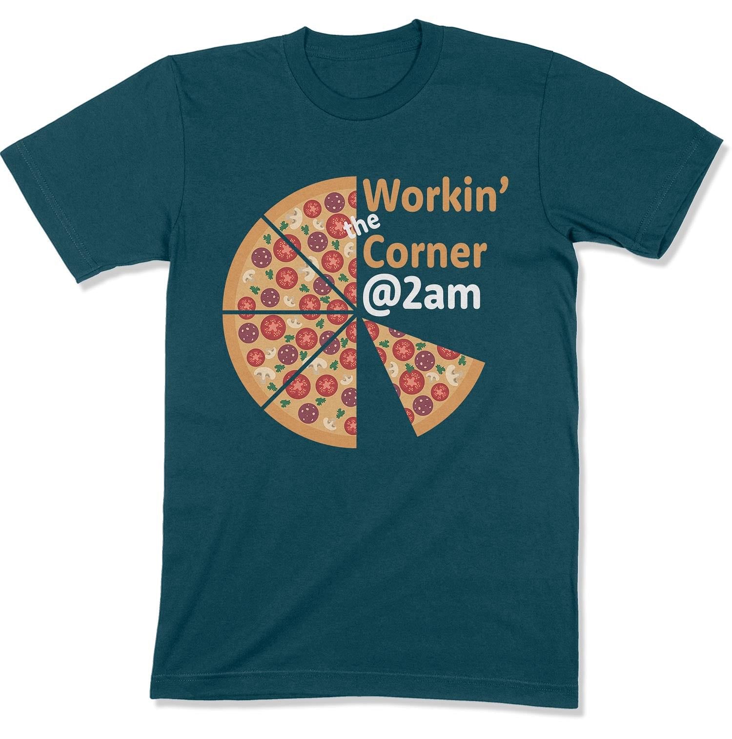 Workin' the Corner @ 2am Unisex T-shirt-East Coast AF Apparel