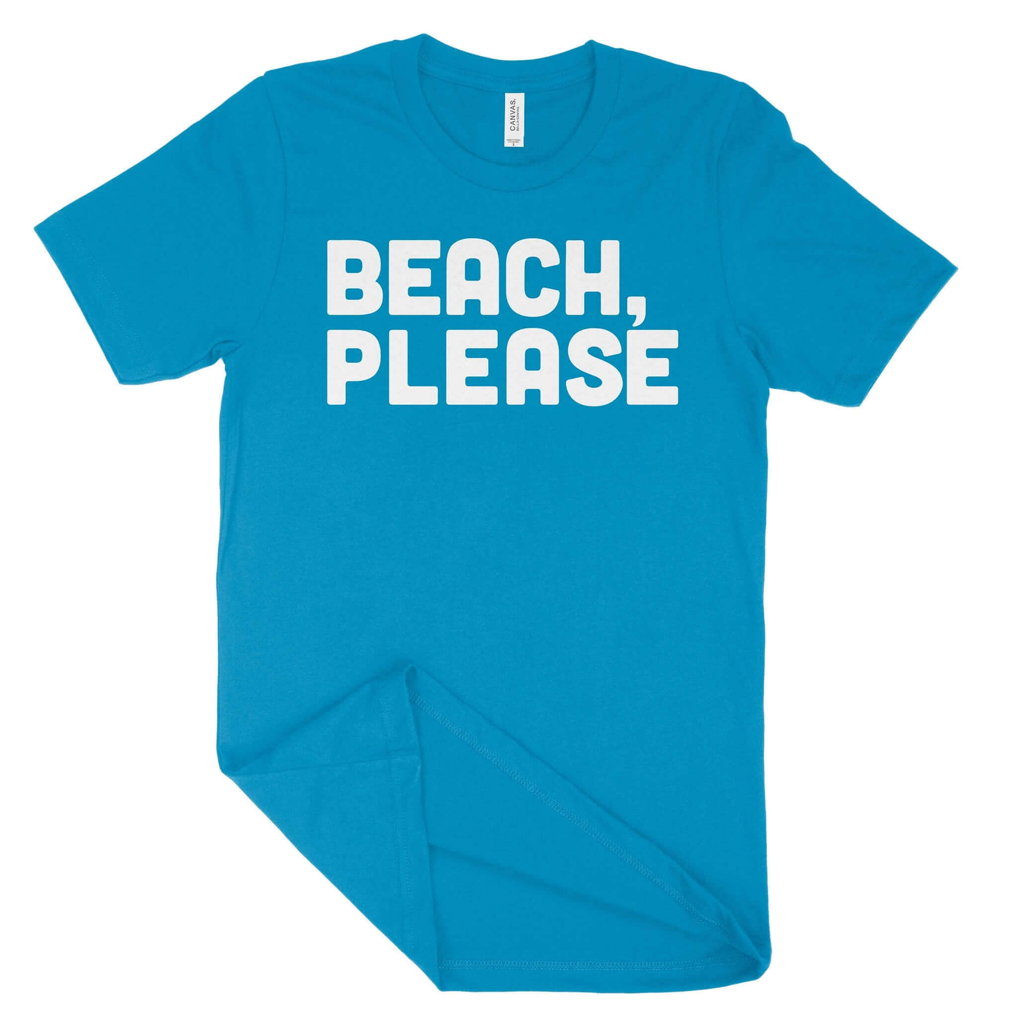 Beach, Please Unisex T-Shirt-East Coast AF Apparel