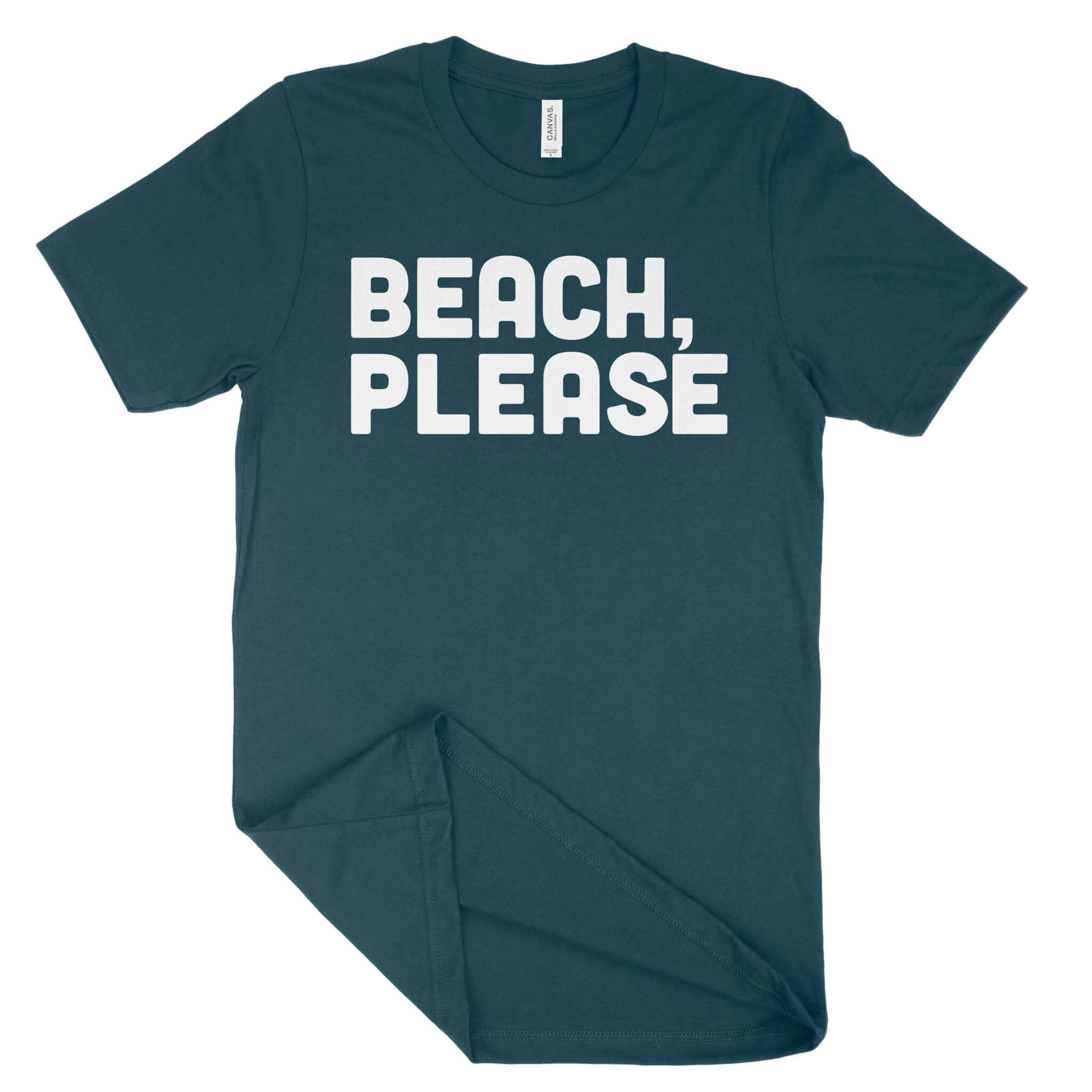 Beach, Please Unisex T-Shirt-East Coast AF Apparel