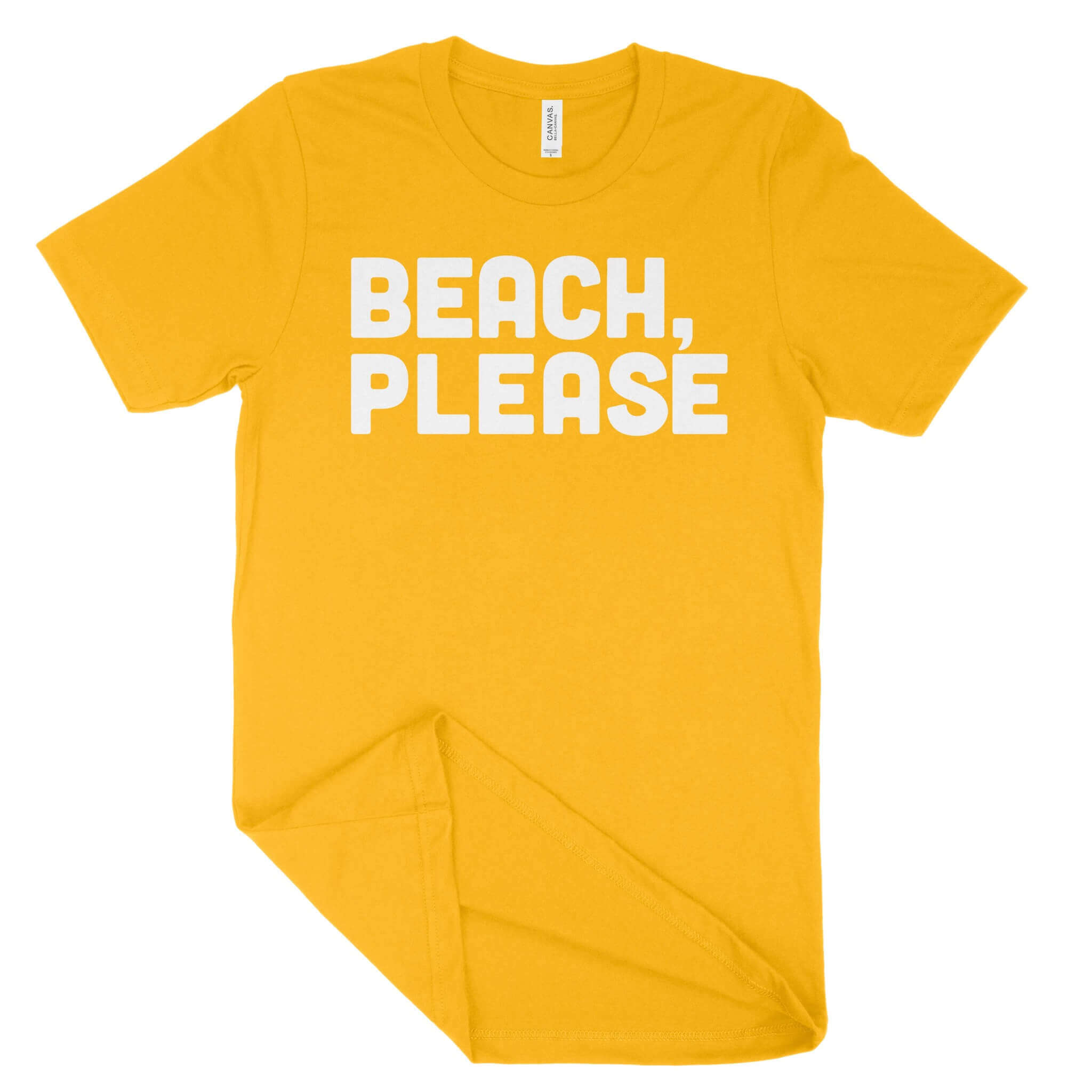 Beach, Please Unisex T-Shirt-East Coast AF Apparel