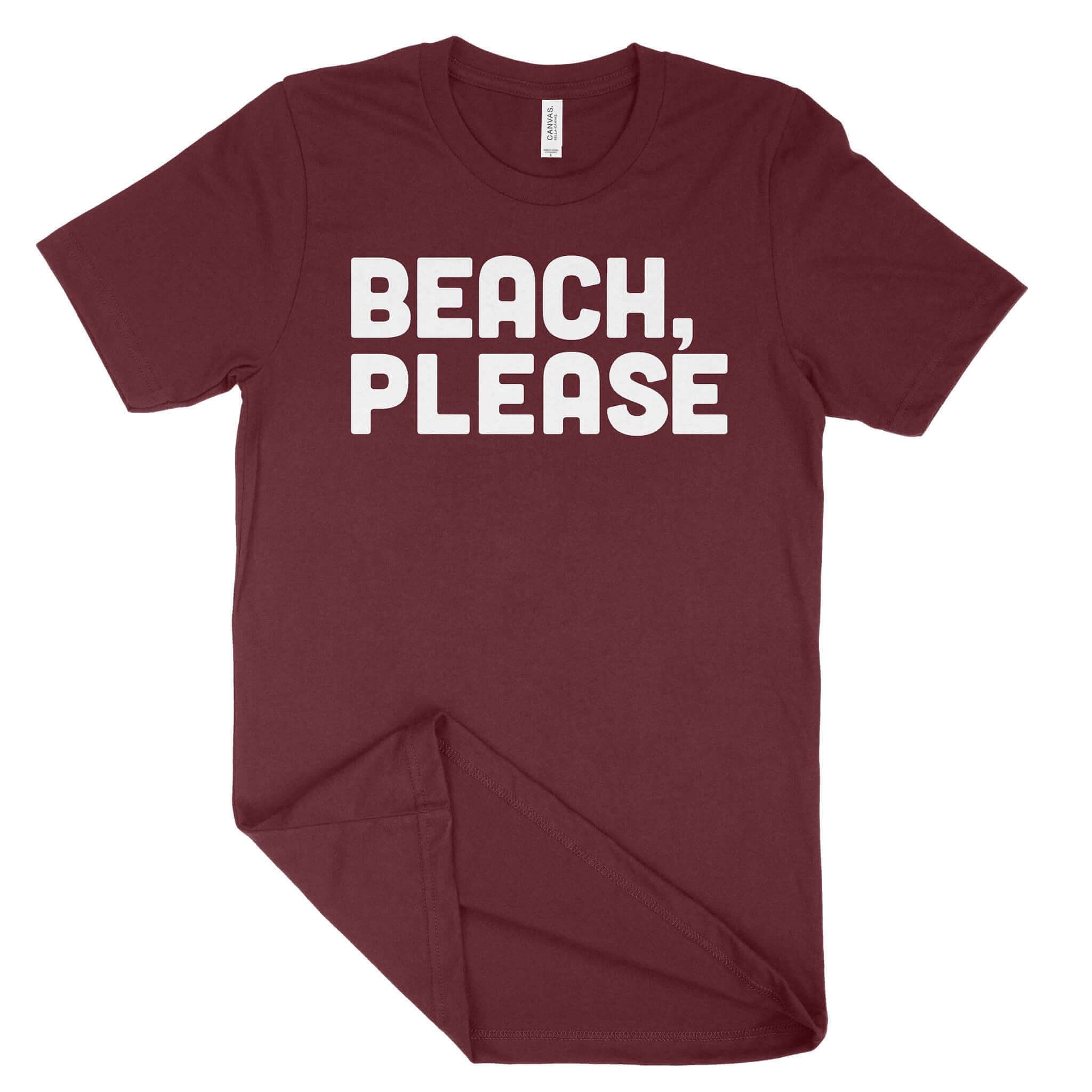 Beach, Please Unisex T-Shirt-East Coast AF Apparel