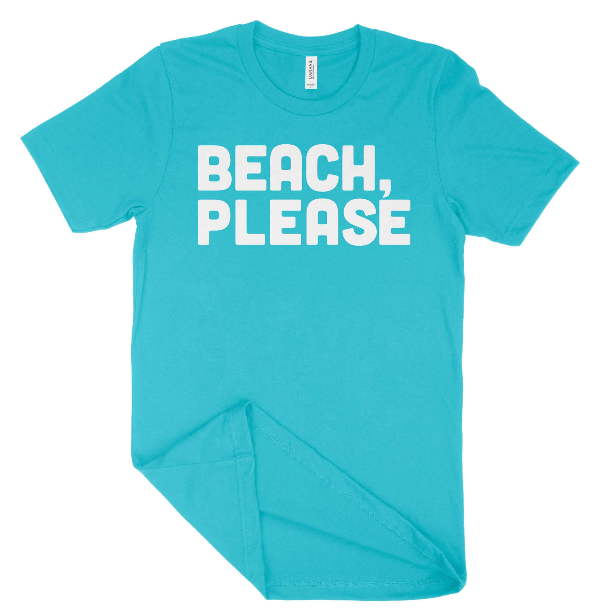 Beach, Please Unisex T-Shirt-East Coast AF Apparel